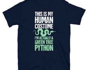 Funny Python T-Shirt / Funny Snake Costume & Reptile Herpetology Gift
