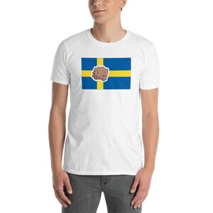 Camiseta engraçada com bandeira sueca/ideia de presente para almôndegas suecas Sverige (unissex)