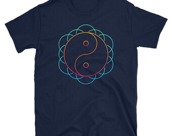 Sacred Geometry T-Shirt / Trippy Psychedelic Music - Psychedelia Gift (Unisex) - Signe de la Paix