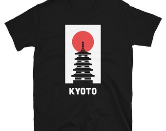 Kyoto Japan T-Shirt (Unisex) / Japanese Flag Gift – Shinto Temple