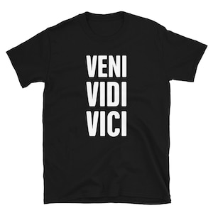 Ancient Roman Julius Caesar T-Shirt (Unisex) / History of Rome - &quot;Veni Vidi Vici&quot;