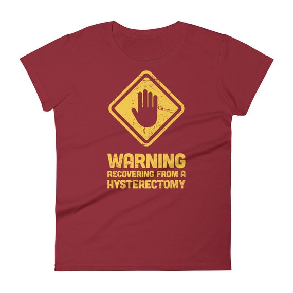 Womens Distressed Cute & Funny Uterus Hysterectomy T-Shirt Womens Distressed Cute & Funny Uterus Hysterectomy T-Shirt