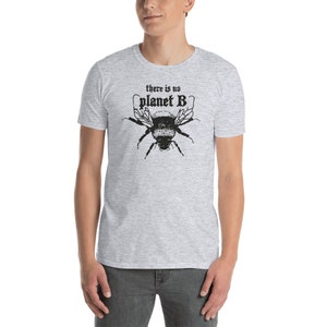 Planet Earth T-Shirt / Save The Planet, Global Warming, & Environment Gift (Unisex) - &quot;Vintage Bee&quot;
