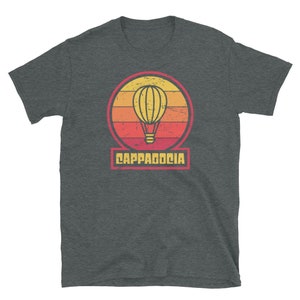 Retro Hot Air Balloon Cappadocia T-Shirt (Unisex) / Cappadocia Turkey Gift