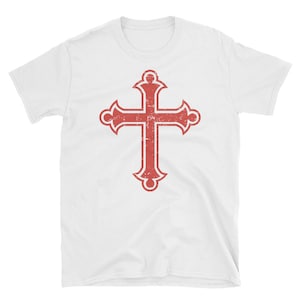 Renaissance Festival Costume T-Shirt / Funny Ren Faire Shirt (Unisex) - "Crusader Cross"