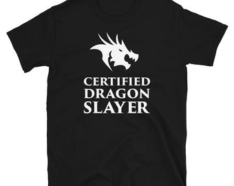 Middle Ages Dragon Slayer T-Shirt / Medieval Gift For Historians & Renaissance Enthusiasts (Unisex)