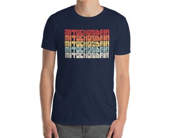 Funny Science & Biology Teacher T-Shirt / Mitochondria Biologist Gift (Unisex) - "Retro"