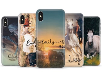 Horse Phone Case Cover fit for iPhone 15 Pro Max, 14 Plus, 13, 12, 11, XR & Samsung S23, S22, A54, A53, Pixel 7, 8