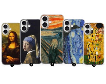 Renaissance Art Phone Case: Soft TPU Gel Cover