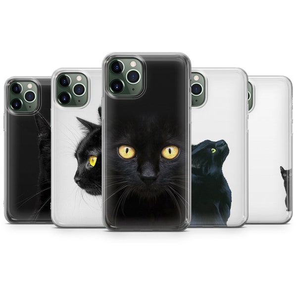 Cute Cat Phone Case Kitten Cover fit for iPhone 15 14, 13, 12, 11, Xr, Xs Galaxy S23, S21Fe, S22 Samsung A14, A54, A53, Pixel 7Pro, 7A, 6A