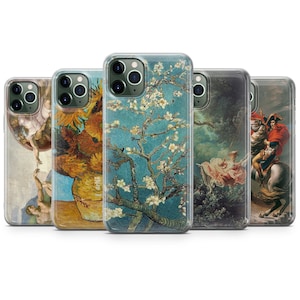 Art Phone Case Painting Cover fit for iPhone 16 15 14 13 12 11 Pro Max 7 8 Plus Samsung S24 S23 FE S22 Ultra A05 A15 A25 A35 A54 A55 Pixel 9
