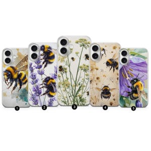 Honey Phone Case Bee Honeycomb Beehive Cover for iPhone 16, 15, 14, 13, 12, 11 Samsung S25, S24, A16, A56 Pixel 9A, 9Pro XL, 8A, 7A