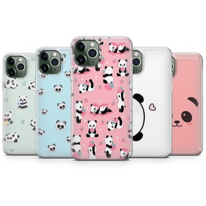 Panda Cute funda para teléfono compatible con iPhone 15 Pro Max, 14 Plus, 13, 12, 11, XR y Samsung S23, S22, A54, A53, Pixel 7, 8