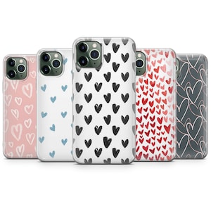Heart phone case Love fit for iPhone 15 Pro Max, 14 Plus, 13, 12, 11, XR & Samsung S23, S22, A54, A53, Pixel 7, 8