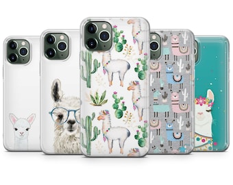 Llama Phone Case: Soft TPU Gel Cover for iPhone & Samsung
