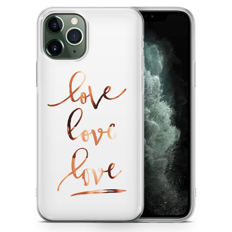 Love quote phone case cover romantic ascetic Pattern Design Etsy