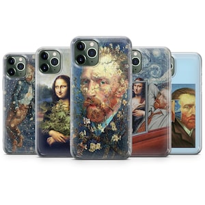 Iconic Painting phone Case Famous Art fit for iPhone 15 Pro Max, 14 Plus, 13, 12, 11, XR & Samsung S23, S22, A54, A53, Pixel 7, 8