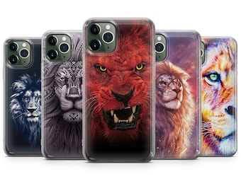 Löwe-Handyhülle: Totem Design, weiches TPU-Gel