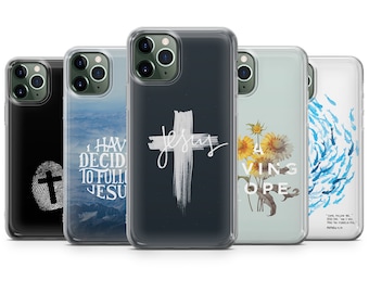 Faith Phone Case Jesus cross Phone Case fit for iPhone 15 Pro Max, 14 Plus, 13, 12, 11, XR & Samsung S23, S22, A54, A53, Pixel 7, 8