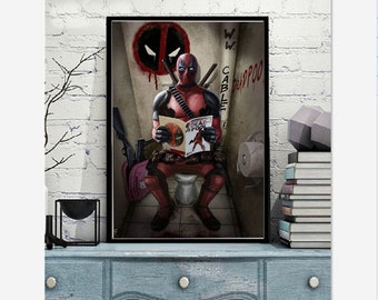 Deadpool Bathroom Etsy Deadpool Bathroom Etsy