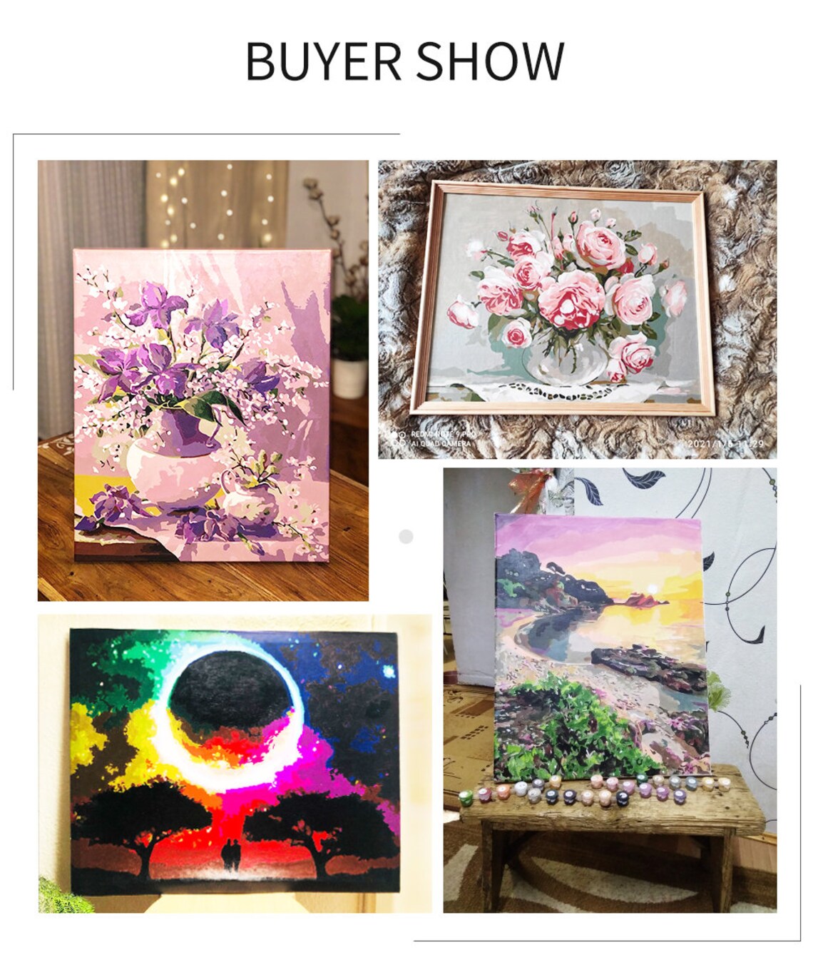 Paint by number kit DIY kit Acrylic painting Craft kit | Etsy