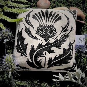 Highland Thistle Pocket Warmer/Wardrobe Scenters! Hand Warmer, Cotton and Linseed Filled, with a Choice of Scent, Heat-Pack, Scottish gift
