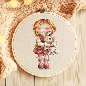 Tilda Sunshine Cross stitch pattern PDF, Newborn embroidery Decor, Cute cross stitch pattern, Doll Embroidery Digital Pattern