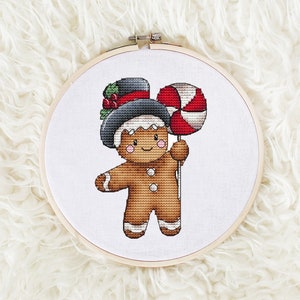 Christmas Cross Stitch Pattern PDF, Cookies Counted Cross Stitch, Christmas Embroidery, Winter Embroidery Pattern Digital PDF