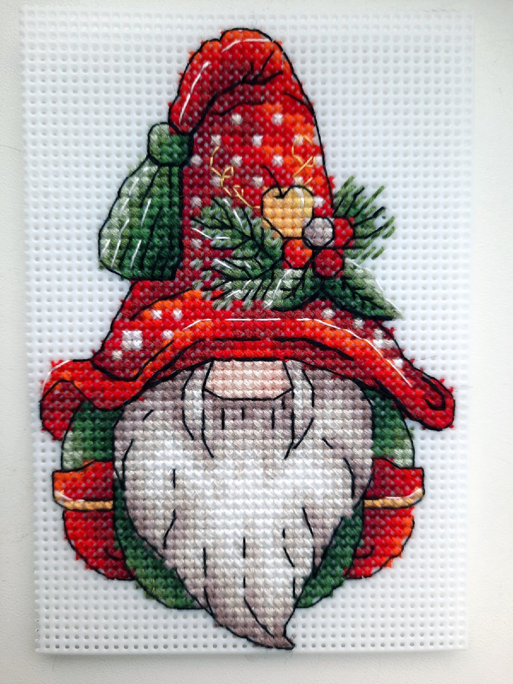 Kitchen gnomes cross stitch pattern, Gnome cook cross stitch