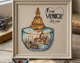 Venice Cross Cross Stitch Pattern PDF Instant Download Digital File Embroidery