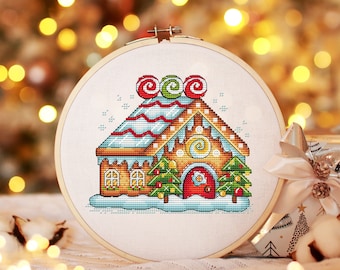 Mrs.T's Christmas Kitchen: How to finish off a cross-stitch Christmas  ornament, #1