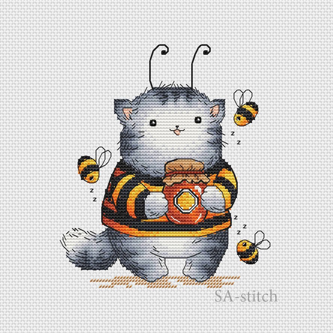 Kitten Cross Stitch Pattern PDF - Etsy