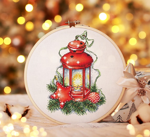 Christmas Cross Stitch Pattern PDF, Lantern Counted Cross Stitch, Christmas  Embroidery, Funny Gift, Winter Lamp Embroidery Digital Pattern -  Israel