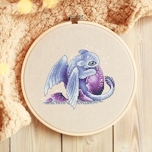 Dragon Cross Stitch Pattern PDF Instant Download Dream Cross Stitch Fantasy Cross Stitch Cute Cross Stitch Modern Cross Stitch Chart Counted