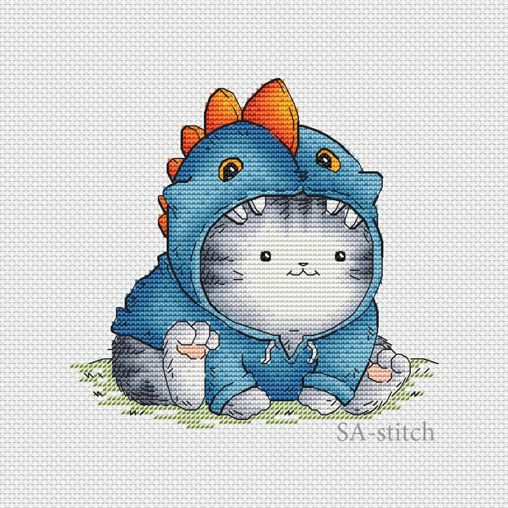 Kitten Cross Stitch Pattern PDF - Etsy