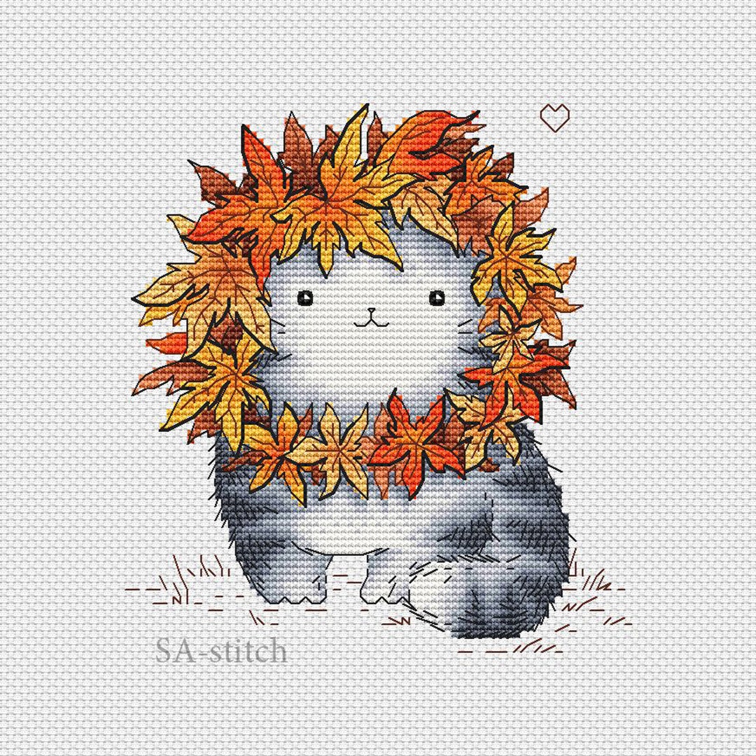 Kitten Cross Stitch Pattern PDF - Etsy
