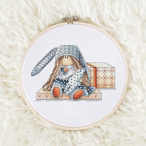 Tilda Mila Cross stitch pattern PDF, Newborn embroidery Decor, Cute cross stitch pattern, Doll Embroidery Digital Pattern PDF