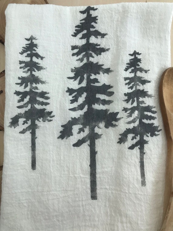 Pine Tree Kitchen Tea Towel