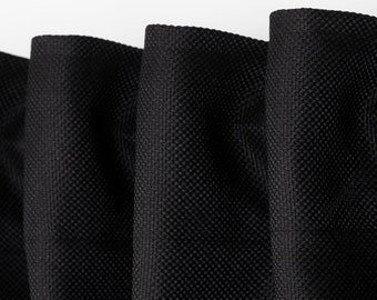 Black Blackout Thermal Curtains Panel with Grommets, Bedroom Living Room Nursery Decoration Drapes, Extra Long and Wide