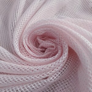 Two Panel Light Pink Sheer Curtain Set, Voile Pink Tulle, Pink Net ...