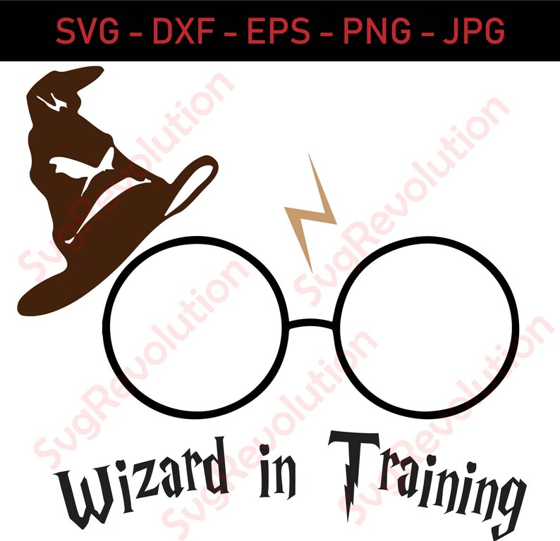 Download Wizard in Training Harry Potter SVG | Etsy