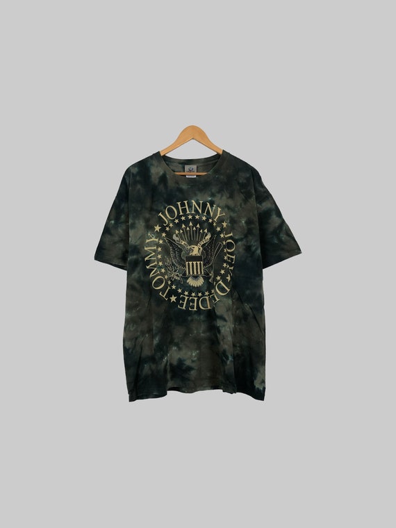 Size XL | Vintage 2007 Ramones Liquid Blue tie dye