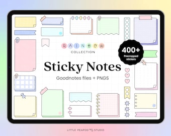 Sticky Notes Digital Stickers | Functional Digital Stickers | Goodnotes Elements Stickers | Cute sticky notes | Digital Planner Stickers