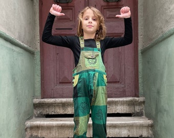 Kids Jumpsuit, Overall,Hippie Overalls, Overalls Child, Hippie Jumpsuit,Hippy Overalls,Boho Clothing, Harem Pants| EXPRESS SHIPPING