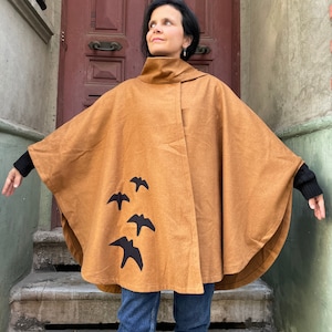 Cape poncho femme store