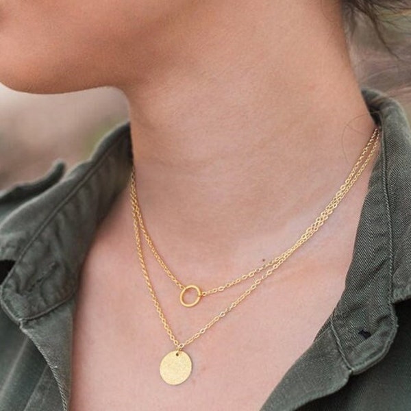 Collarbone Necklace Etsy