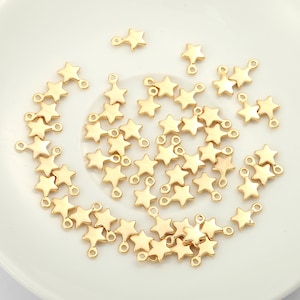 10pcs/lot Mixed Cute Resin Star Charms Pendants DIY Bracelets Necklaces Earrings For Jewelry Making Finding Keychain 20x17.5mm - 36
