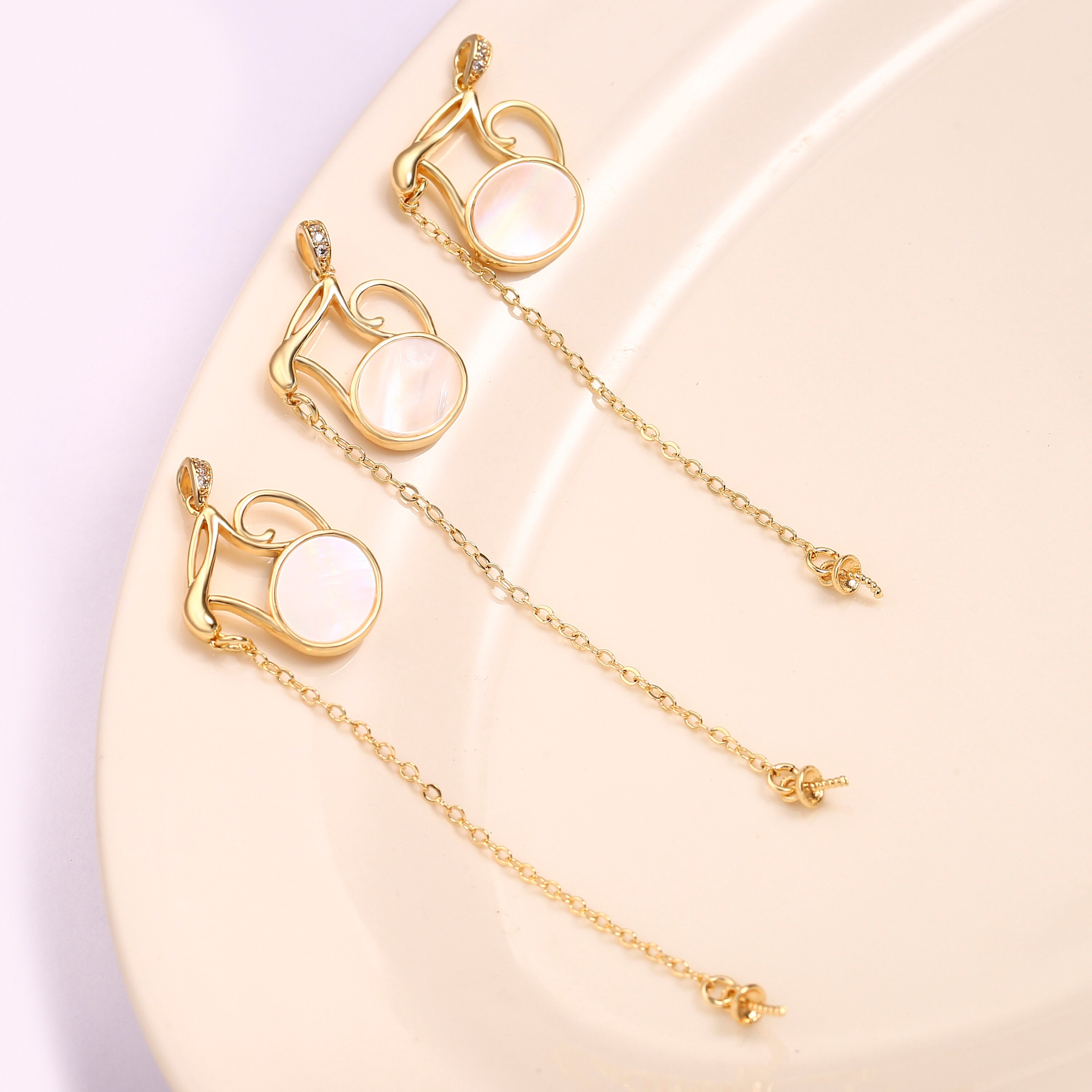 18k Gold Plated Kettle Charm Pendant2Pcs Teapot Etsy