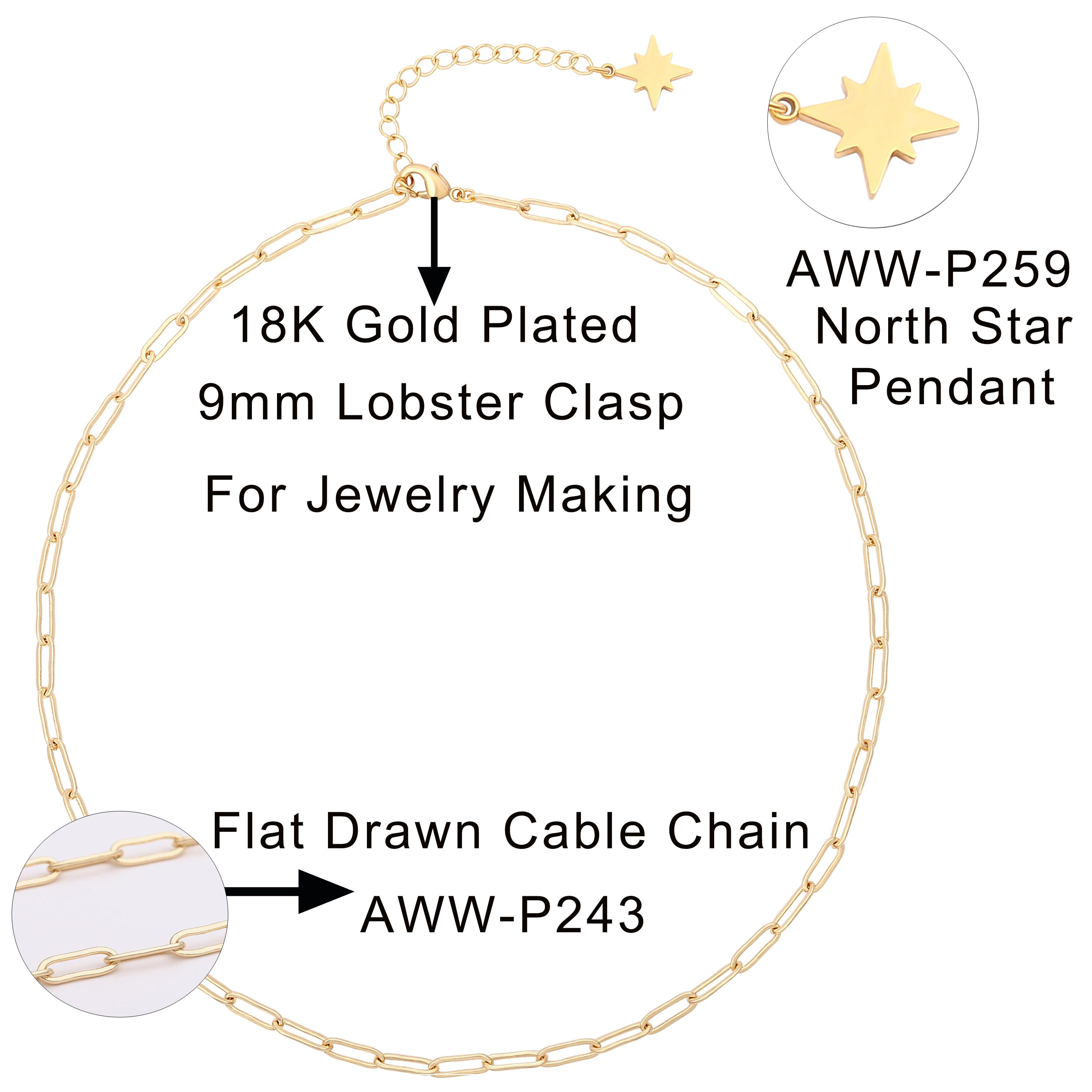 18k Gold Plated Lobster Clasp Bulk 20pcs 9mm Lobster Clasp Etsy