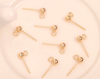 Sterling Silver Round Hammered Stud Earring Loop Post 9.5mm Variable Color Sterling Silver Round Hammered Stud Earring Loop Post 9.5mm Variable Color